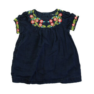 Blu & Blue Girls Blue Floral Dress size: 12-18 Months